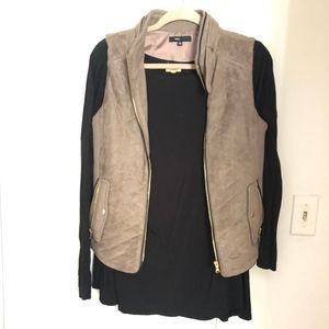 Black Long Sleeve Piko Top